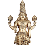 Pure Brass Tirupati Balaji Idol 33.5" | Lord Venkateswara Statue | Superfine Brass with Golden Butter Finish | Divine Presence for Home Temples & Sacred Spaces